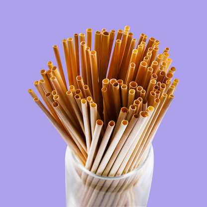 Natural Wheat Biodegradable Drinking Straws (3MM x 20CM)