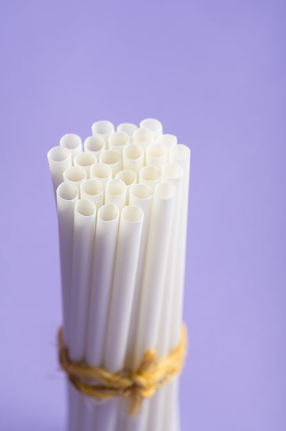 Cassava-Based Biodegradable Straws | Boba Straws (12mm X 21cm - 50 units)